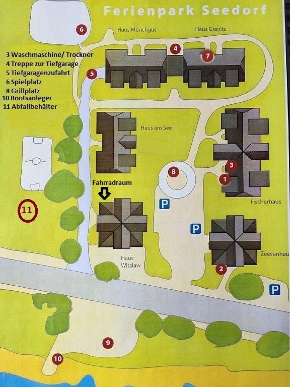 Ferienwohnung 7 Im Haus Am See Mit Balkon ゼリン エクステリア 写真